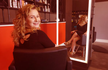 Jada Bliss Hairstylist at #MMCstyle Salon in Downtown Madison WI (coral overlay 900x600)